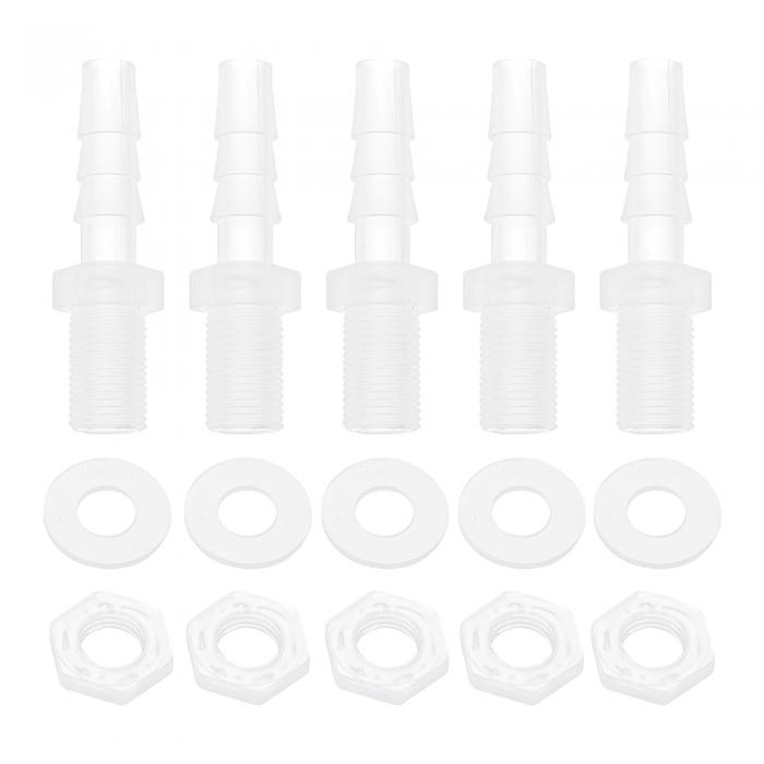 RATCHROLL 1セットのプラスチックホースバーブフィッティング1/4