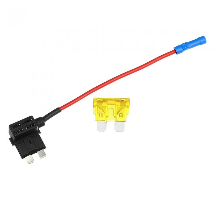 12V標準ヒューズ アダプタタップヒューズキット 1個20Aブレードスタイルヒューズ付き 車用 ボート用