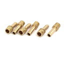 ホースバーブチューブ継 カプラコネクタアダプタ ホース6mm オスねじ1/8BSP 6個入り