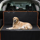 GLIDESMOOTH バックシート用犬用カーシートカバー 車用防水犬用ハンモック バック用犬用シートカバー 防傷および滑り止めデザイン 車s_u_v用 オレン...