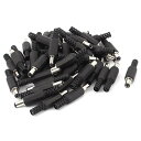 DCオスプラグ 5.5mmx2.1mm プラスチック ジャックコンバータ 50個入り