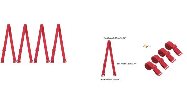 ブラストラップ 肩ひも ブラストラップ 調節可能 弾性 女性用 レッドピュア 幅12mm