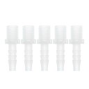 HOPESPANNER プラスチックホースバーブフィッティング1/4"ホースID G1/4メスバーブホースコネクタPP 5個