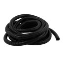 コルゲートチューブ ホースパイプ 難燃剤 PVC ブラック 28mm外径 25mm内径