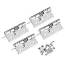 スプリング式ヒンジ 304ステンレス鋼 セルフクロージングヒンジ キャビネット用 60x24 mm 4個
