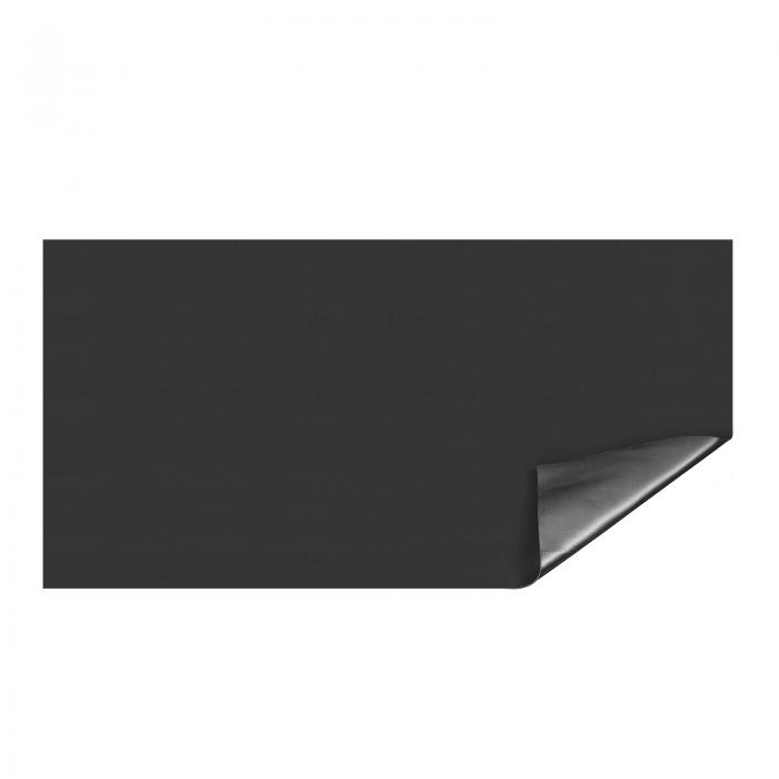 PATIKIL 1000 x 500 x 1mm 磁気ホワイトボード 1ロール 黒板ステッカー 柔軟 教室 オフィス 家庭用 ブラック
