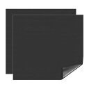 PATIKIL 250 x 250 x 0.5mm 磁気ホワイトボード 2ロール 黒板ステッカー 柔軟 教室 オフィス 家庭用 ブラック
