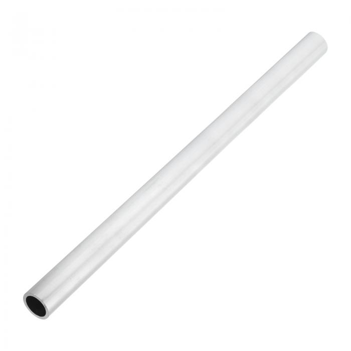 6063アルミニウムチューブ ラウンドチューブ 1.1インチ（28mm）OD x 0.87インチ（22mm）ID 18インチ（4..