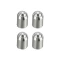 ボールキャッチラッチ キャッチャー ドア キャビネット クローゼット 引き出し 2mmの直径 ステンレススチール 4Pcs