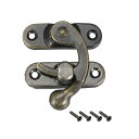 アンティークボックス右ラッチ スイングバッグクラスプロック 42mmx37mm 20個入り