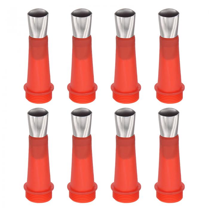 ノズルアダプター コネクター コークノズル アプリケーター G3/4スレッド 幅18mm ソーセージコーク 8個入