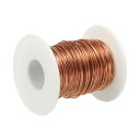 PATIKIL 40 M ソリッド裸銅線 21ゲージ 99.9%じゅん銅線 0.8 mm ソフトビーズワイヤー 金属製植物茎ネクタイ ジュエリークラフト用 40...