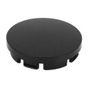 VekAuto 車輪ハブセンターキャップ56mm 2.20"OD カー用汎用耐久性ABSプラスチックブラックフロントおよびリアホイール