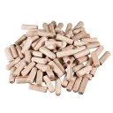 木製のダボ ウッドキルン 乾燥した溝付き面取りハードウッド 10x30mm 100pcs