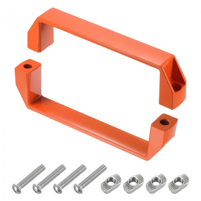 10個の長方形引き手、180mm/7.1"ホールセンター アルミ合金ドアハンドル 現代の引き出しキャビネットゲ..