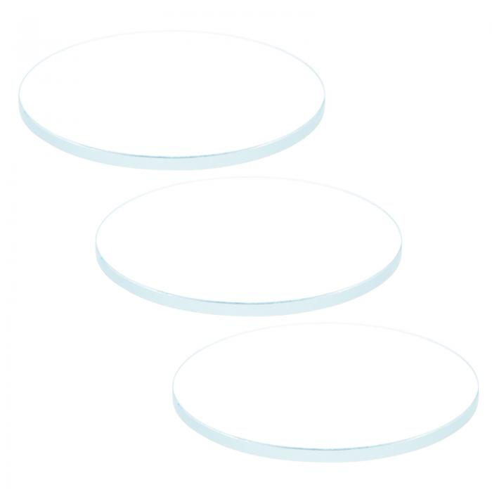 ARコーティング時計レンズ ラウンドフラットミネラルウォッチ クリスタルガラス 39 mm x 2 mm 3個入り