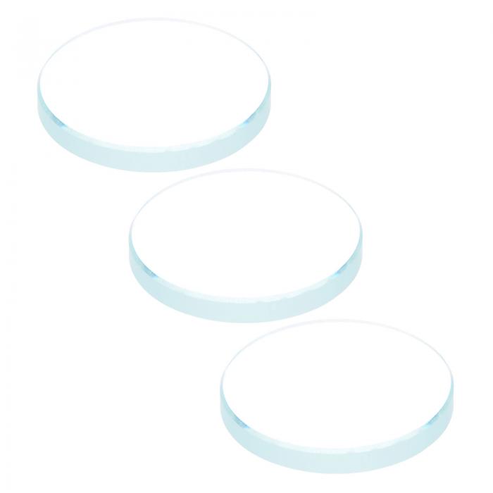 ARコーティングウォッチレンズ 33.5mmx2.8mm ラウンドフラットミネラルウォッチ水晶ガラス 3個