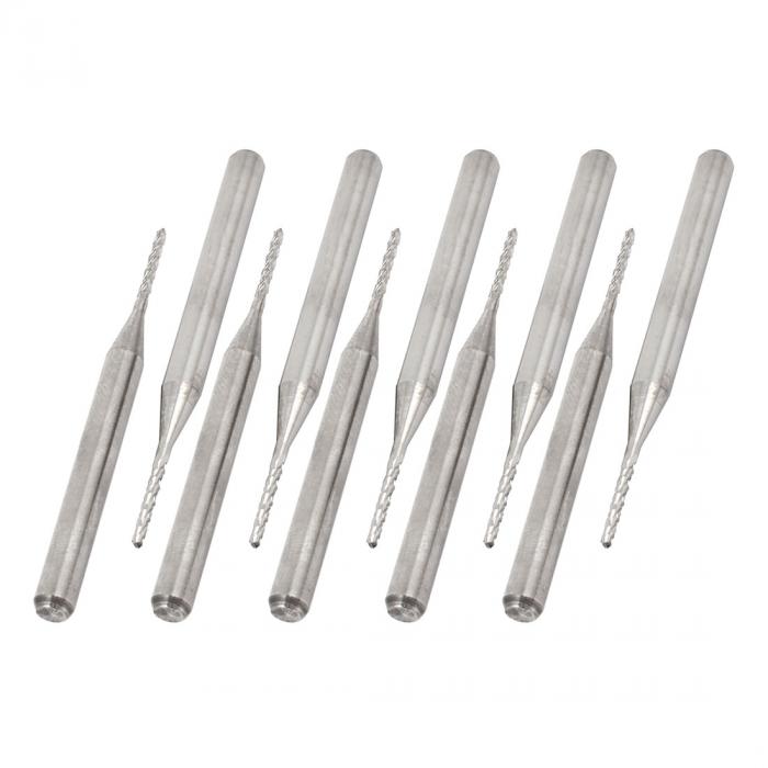 カッターエンドミル カーバイド製 10個 3.175mmシャンク 1.0mmカット直径 PCB