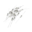 ヒューズ・チューブ 250V 5A 11mmx4mm アキシャルリード 6.5cm長さ 20個入り