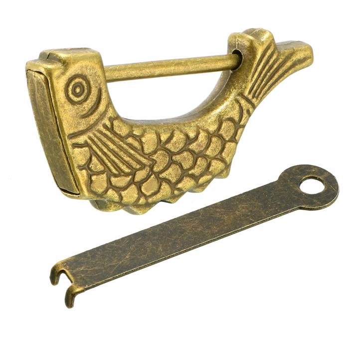 南京錠 ロック南京錠 中国南京錠 真ちゅう南京錠 シャックル直径3.0mm 幅59mm