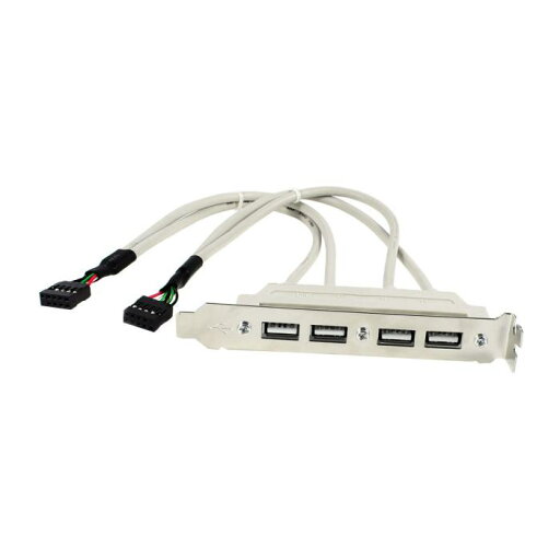 PCI バックプレート 4ポート USB 2.0 Aメスーマザーボード 9ピン ヘッダーアダプタケーブル PCI バックプレート 4ポート USB 2.0 Aメスーマザーボード 9ピン ヘッダーアダプタケーブル