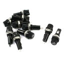 ヒューズホルダー AC125V/15A250V 10A交換6x30mm 10個入り