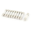 セラミックヒューズ 250V 800mA 0.8A 5mm x 20mm 高速フェラ 10個入り