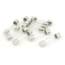 ガラスヒューズ 高速フェラタイプ 金属 ガラス 6mm x 30mm 250V 12A 10個入り