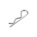 スプリングピン コッタークリップピン R形 2.5mm x 45mm 炭素鋼 ファスナーハードウェア 100個入り