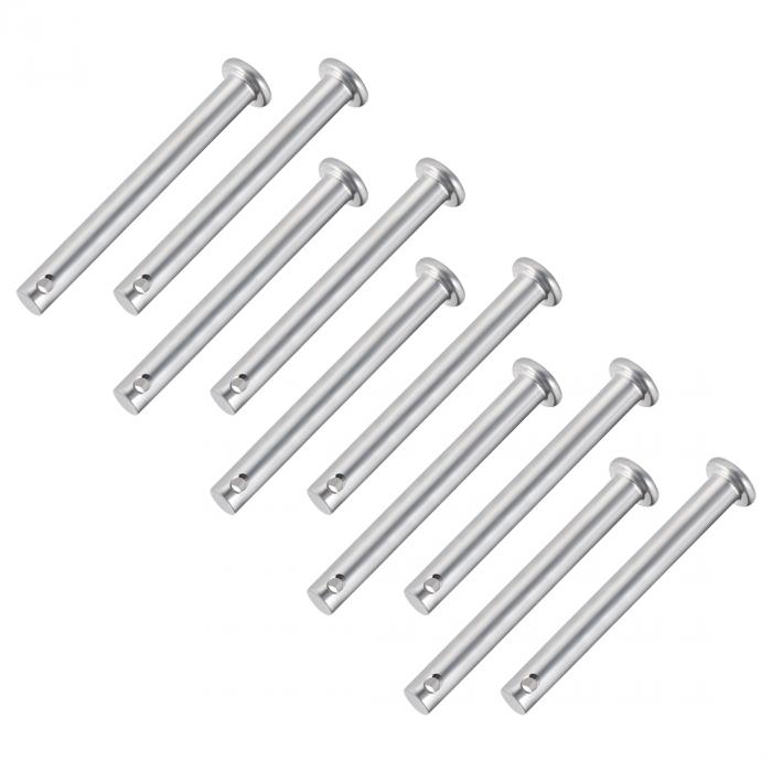 クレビスピン 単穴クレビスピン、6mm x 55mm フラットヘッドあえんめっき鋼 10 個入れ