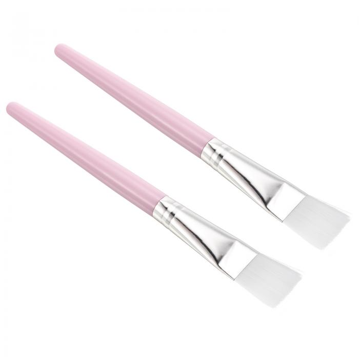 PATIKIL 多肉植物のクリーニングブラシ 2個 152mm ガーデニングツール 植物ブラシ ガーデン用 ピンクハンドル