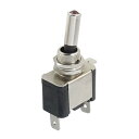 トグルスイッチ プラスチック製 レッド 2ポジション 3端子 20A/12VDC¥