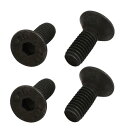 左手系ボルト フラット皿ヘッド 六角ソケット M6x16mm DIN7991 4枚入り