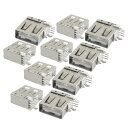 USB PCBジャッキ ジャッキ コンピューター用 10個入り