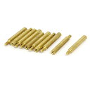 六角スタンドオフスペーサー ブラス柱 M3 x 30mm&6mm オス−メススレッド 10個