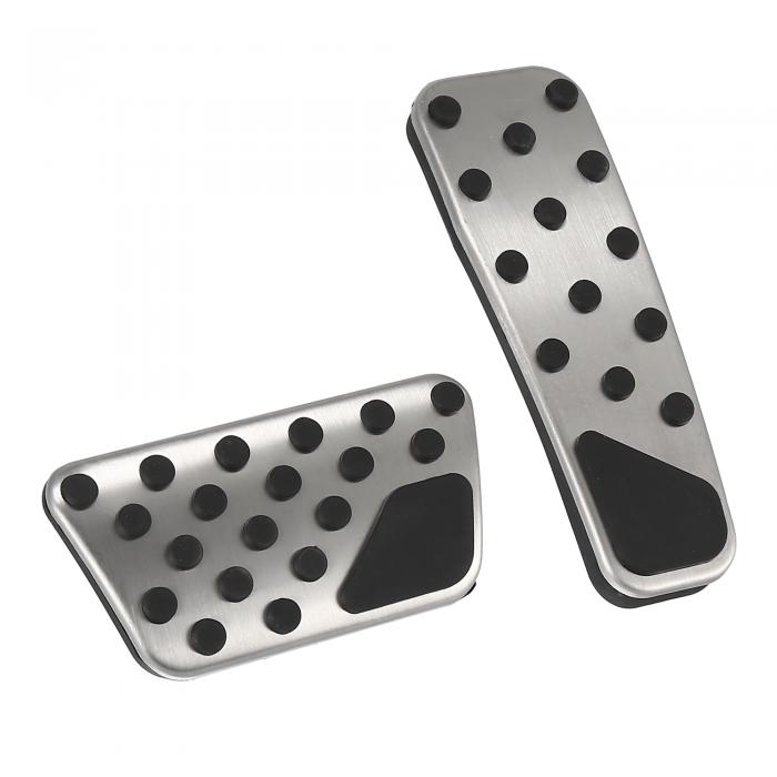 X AUTOHAUX ブレーキペダルパッドガスアクセラレータペダルカバーセット 交換用 Dodgeに対応 Challenger Chargerに対応 Chryslerに対応 300に対応 2009-2019に対応