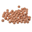 粘土小石 5-6mm 0.88 lbs ピンク 園芸 鉢植えボール 水耕栽培 花瓶供給 盆栽装飾