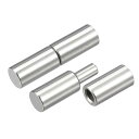 ヒンジ溶接 ヒンジピン 32mm x 8mm オスーメス 201 ステンレス鋼 金属 ホームゲート ドア ウィンドウ用 10ペア入り