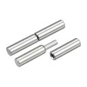 ヒンジ溶接 ヒンジピン 40mm x 6mm オスーメス 304 ステンレス鋼 金属 ホームゲート ドア ウィンドウ用 10ペア入り