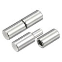 ヒンジ溶接 ヒンジピン 45mm x 12mm オスーメス 304 ステンレス鋼 金属 ホームゲート ドア ウィンドウ用 6ペア入り