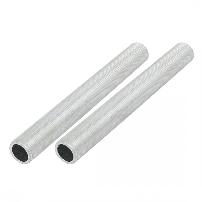 ランプニップル 中空パイプ パイプニップル M14 1mmピッチ 120mm x 14mm 2個入り