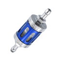 X AUTOHAUX 燃料フィルター エンジンインラインガス 燃料ラインフィルター 置換 バイク ATV ダートバイク用 ユニバーサル 8mm ブルー