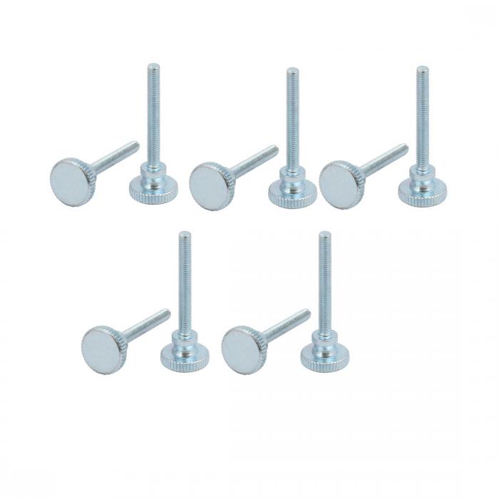 ナールサムネジ ボルト フラットヘッド カーボンスチール製 M3x25mm 10本入