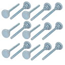 ナールサムネジ ボルト フラットヘッド カーボンスチール製 M3x30mm 15本入
