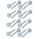 ナールサムネジ ボルト フラットヘッド カーボンスチール製 M4x30mm 16本入