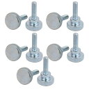ナールサムネジ ボルト フラットヘッド カーボンスチール製 M6x20mm 10個入