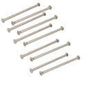 T-ナット メススレッド ニッケルプレート カーボンスチール製 M4x100mm 10本入