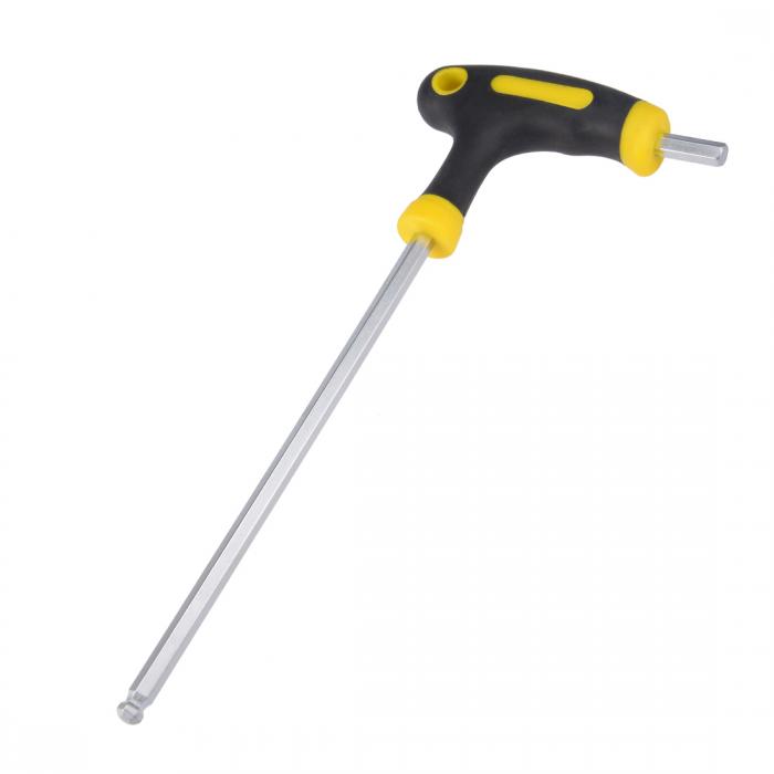 Tハンドル六角レンチ 6mmメトリックボール先端チップ磁気 Tハンドル 六角レンチ 1個入り