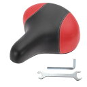 BULLSPANN 1セット 自転車サドル 防水自転車シートクッション ツール付き 快 適な衝撃吸収自転車サドル トレッキングロードバイク シティMTB Eバイ...