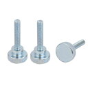ナールサムネジ ボルト フラットヘッド カーボンスチール製 M6x30mm 3本入